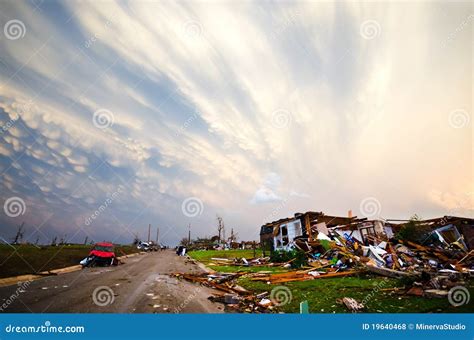 Joplin Mo Damage Ef5 Tornado Editorial Image