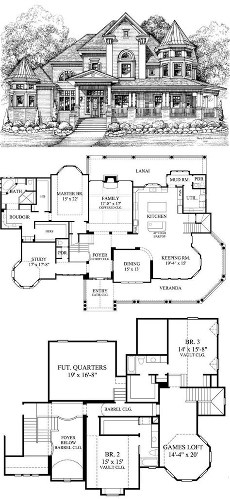 Victorian House Plans Home Design Gml D 756 19255 Victorian House