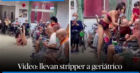 Casi Los Infartan Llevaron Una Stripper A Un Ancianato Y Un Abuelito