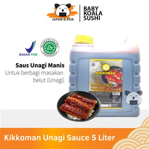 Jual Kikkoman Saus Unagi Jepang 5L Unagi Sauce Halal Jerigen 5L