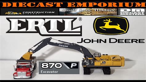 1 50 Scale Ertl John Deere 870 P Tier Excavator Unboxing Review YouTube