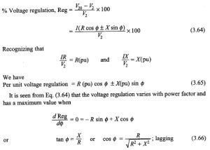 Voltage Regulation Formula of Transformer - EEEGUIDE.COM