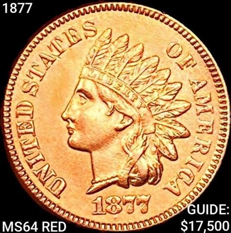 1877 Indian Head Cent Live And Online Auctions On