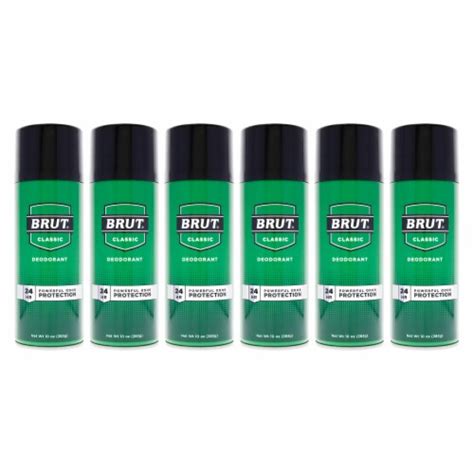 Brut 24 Hour Protection With Trimax Deodorant Pack Of 6 Deodorant Spray