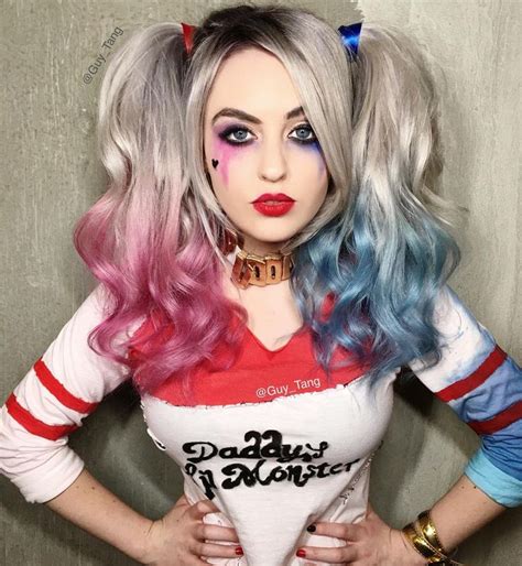 Top 10 Hair Trends Harley Quinn Make Up And Hairstyle