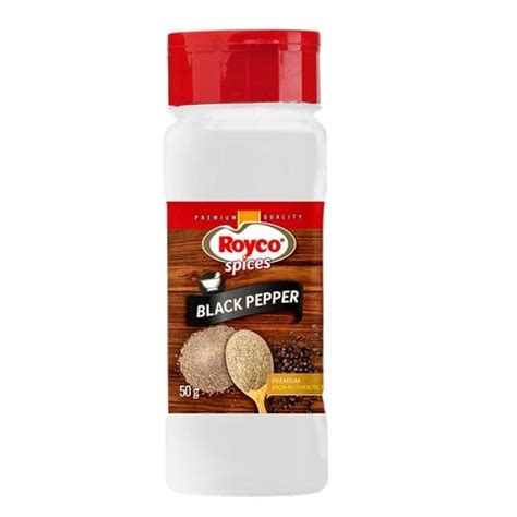 Buy ROYCO BLACKPEPPER GROUND SPICE 50G Online Carrefour Kenya