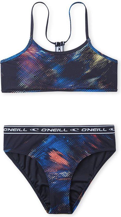ONEILL Sportclub Active Bikini Meisjes Pink Checkboard 13 14