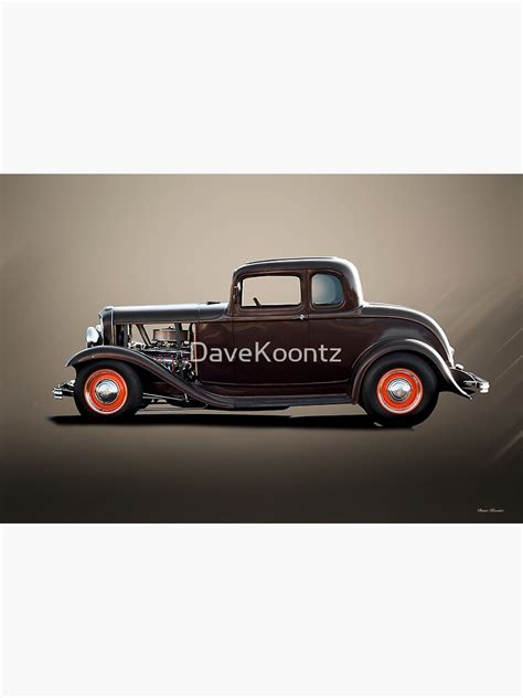 1932 Ford Five Window Coupe Poster For Sale By Davekoontz Redbubble