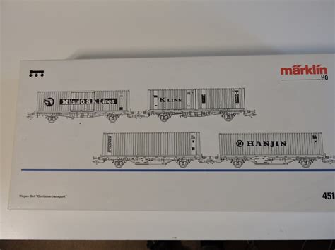 M Rklin Set Mit Containerwagen Unbespielt In Der Ovp Ebay