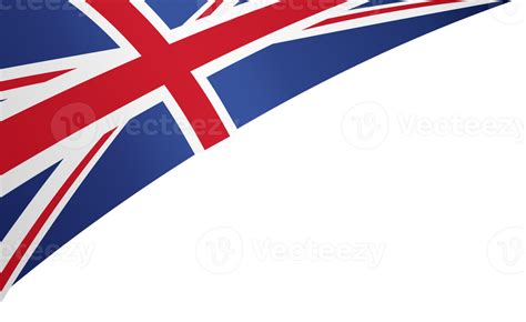 Waving Flag Of Uk Isolated On Png Or Transparent Background Symbols Of