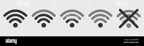 Wifi Wireless Wlan Internet Signal Flat Icons For Apps Or Websites