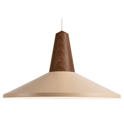 Schneid Studio Eikon Shell Sky Blue Walnut Pendant Lamp For Sale At