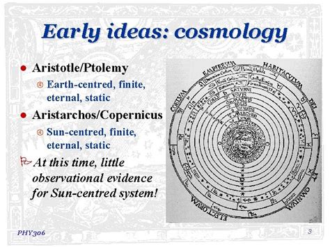 A Brief History Of Cosmology L Basic Concepts