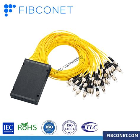 Single Mode Abs Box Optical Fiber Optic Plc Splitter China Fiber