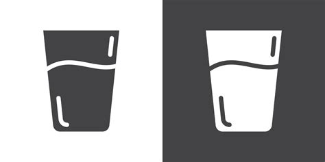 Water Glass Icon Thin Line Illustration Set 49009018 Vector Art At Vecteezy