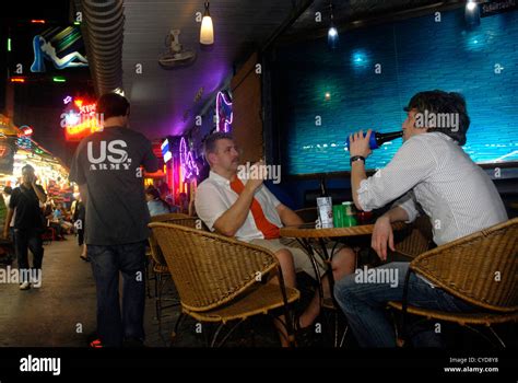 Bangkok nightlife silom road hi-res stock photography and images - Alamy