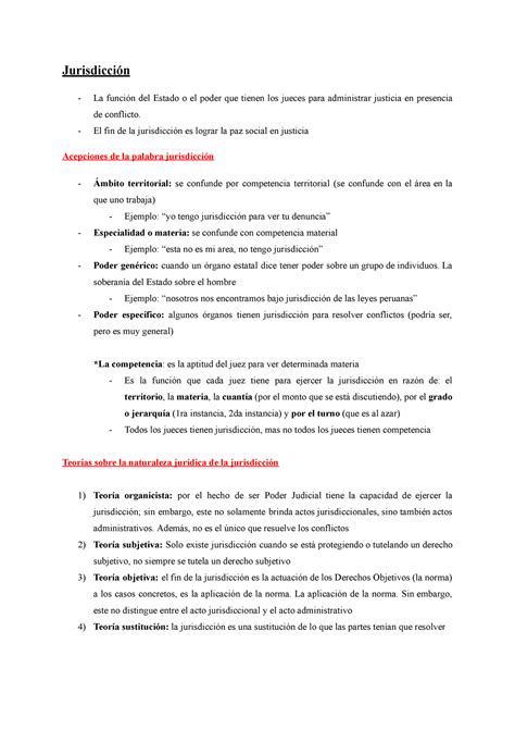 Jurisdiccion Introduccion Al Derecho Procesal Civil Y Derecho