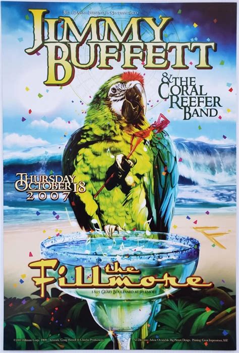 Jimmy Buffett Concert Poster 12x18 - Etsy