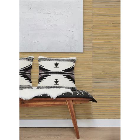 A Street Prints Ushi Black Grasscloth Wallpaper Bed Bath And Beyond 39999346