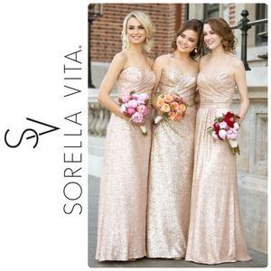 Sorella Vita Dresses Sorella Vita Modern Metallic Rose Gold Dress