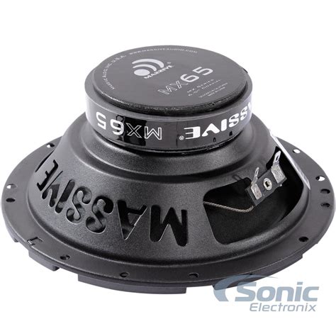 Massive Audio Mx65 6 5 Mx Series 3 Way 4 Ohm Coaxial Car Speakers