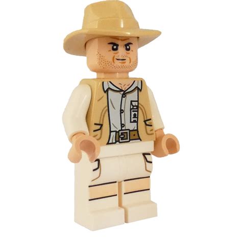 lego robert muldoon minifigure brick owl lego marketplace