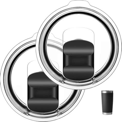 Amazon.com | Elite 20 oz Tumbler Lid Set - 2 Pack Magnetic Sliding
