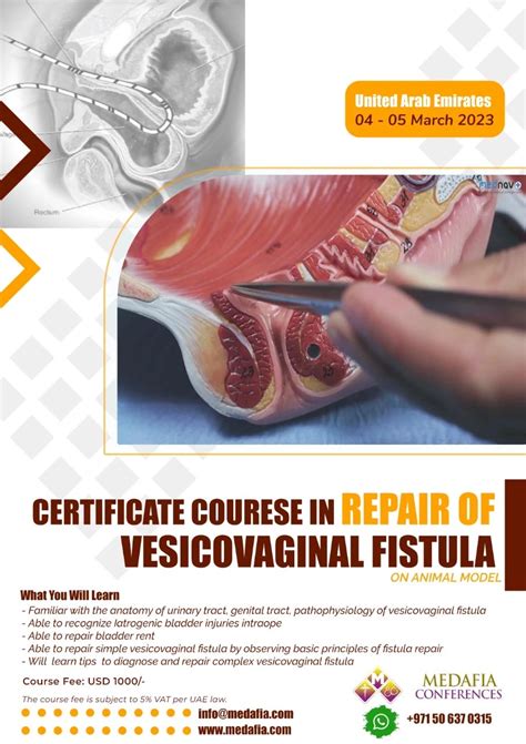 Certificate Course In Repair Of Vesicovaginal Fistula Medafia