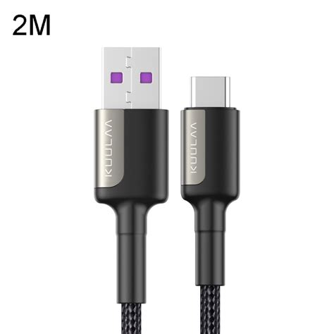 Kuulaa KL X12 5A USB To USB C Type C Zinc Alloy Fast Charging Cable