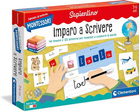 Montessori Imparo A Scrivere Giocheria Magic