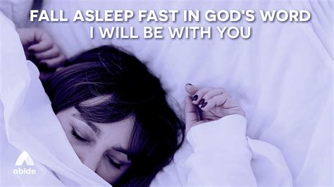 Fall Asleep Fast In God S Word I Will Be With You Bible Sleep