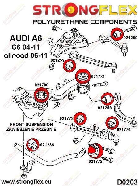 Tuleja Wahacza Przedniego Dolnego Tylnego SPORT Zawieszenie