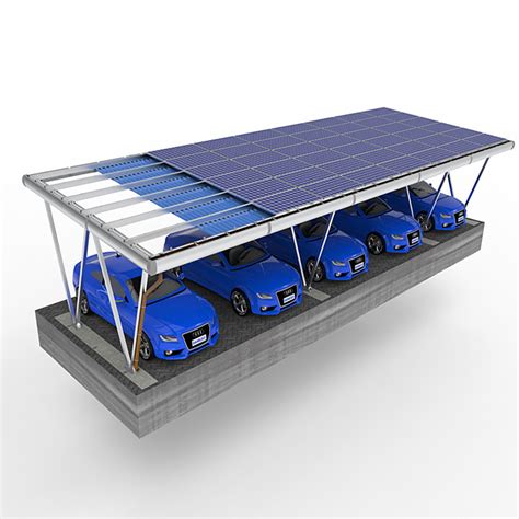 Supply Easy To Mount Pv Solar Car Parking Shed Canopies Construction For Carport Sun System