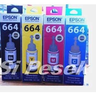 Jual Tinta Epson Original L100 L200 L110 L210 L220 L300 L350 L550 L565