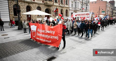 Święto Pracy w Łodzi Pierwszomajowy pochód na Piotrkowskiej ZDJĘCIA