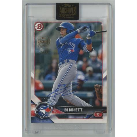 Bo Bichette Topps Archives Signature Auto