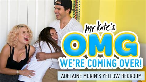 Adelaine Morin S Hello Yellow Bedroom Makeover Omg We Re Coming Over Mr Kate Youtube