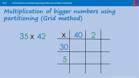 written methods  multiplication  division