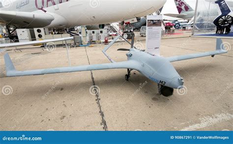 Airbus Reconnaissance Uav Iai Eitan Drone Editorial Photo