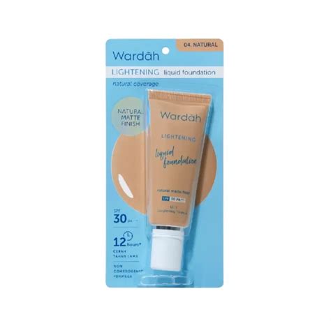 WARDAH Lightening Liquid Foundation 25ml Wardah Foundation Alas Bedak