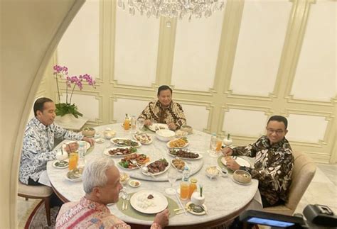 Aktivis Sindir Undangan Lunch Jokowi Bareng Capres Ada Yang