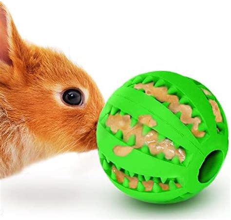 Sungrow Teething Treat Ball For Rabbits 275” Rubber Tooth Chewing