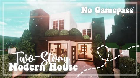 Roblox Bloxburg No Gamepass Two Story Modern House Minami Oroi