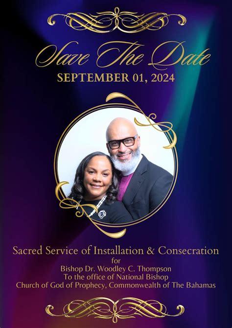 Sacred Service Of Consecration And Installation The Church Of God Of