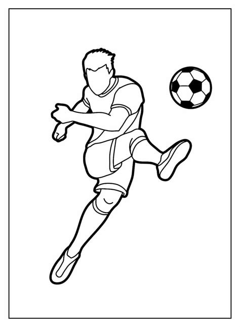 Desenho De Futebol Para Colorir