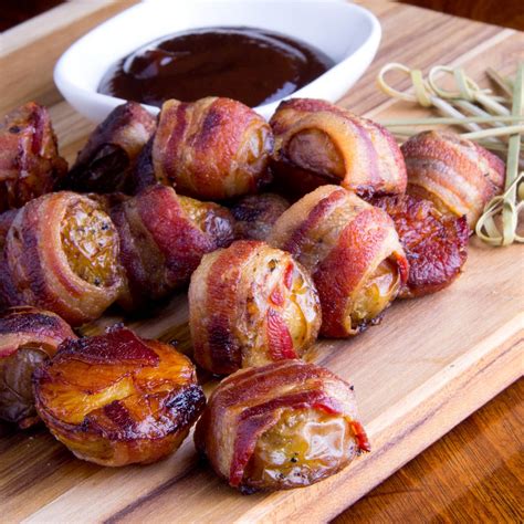 Little Leebos Bacon Wrapped Potato Bites Wbbq Sauce