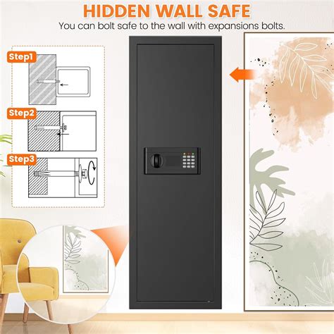 Ultimate Home Security Wall Safe: 47" Fireproof Hidden Gun & Valuables