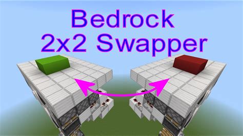 Tutorial Simple Bedrock 2x2 Pop Up Floor Block Swapper Bedrock 1 16