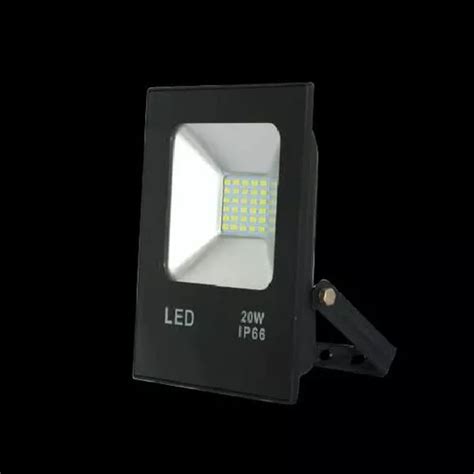 Reflector LED Smd Slim De 20 W Impermeable Color Verde Bivolt