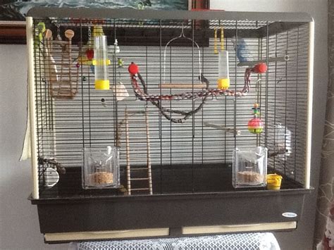 Large Budgie Cage Ferplast Excellent Condition Ideal For Two Or More